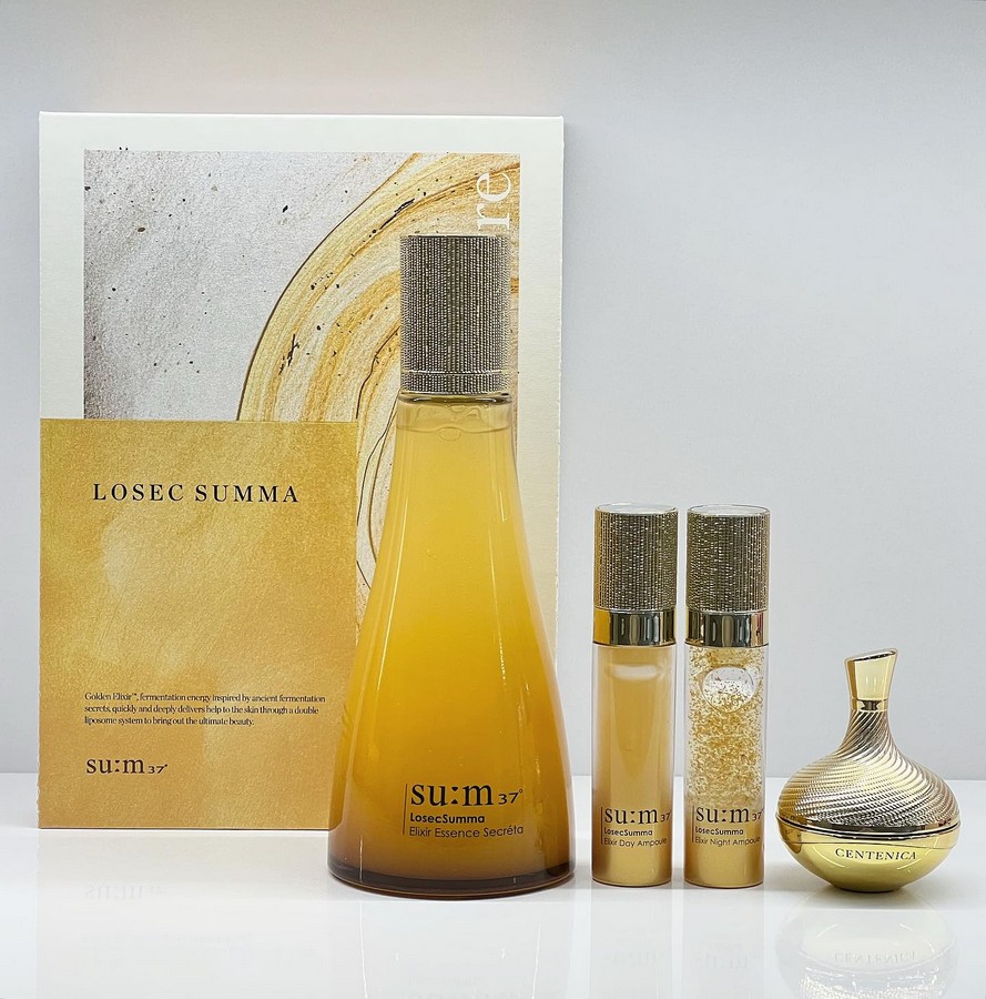 Bộ Nước Thần Hoàng Kim Su:m37 LosecSumma Elixir Essence Secreta Set