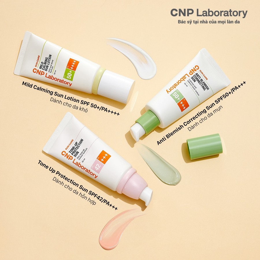 Sữa Chống Nắng CNP Laboratory Mild Calming Sun Lotion SPF50+/PA++++