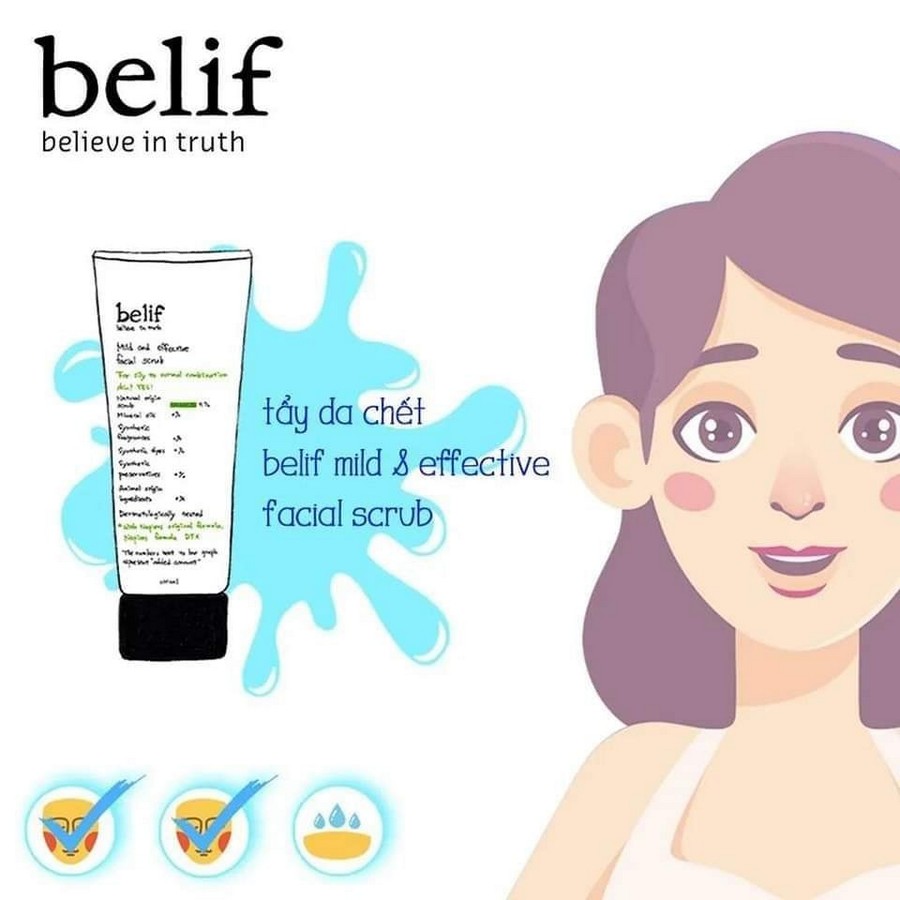  Belif Mild And Effective Facial Scrub